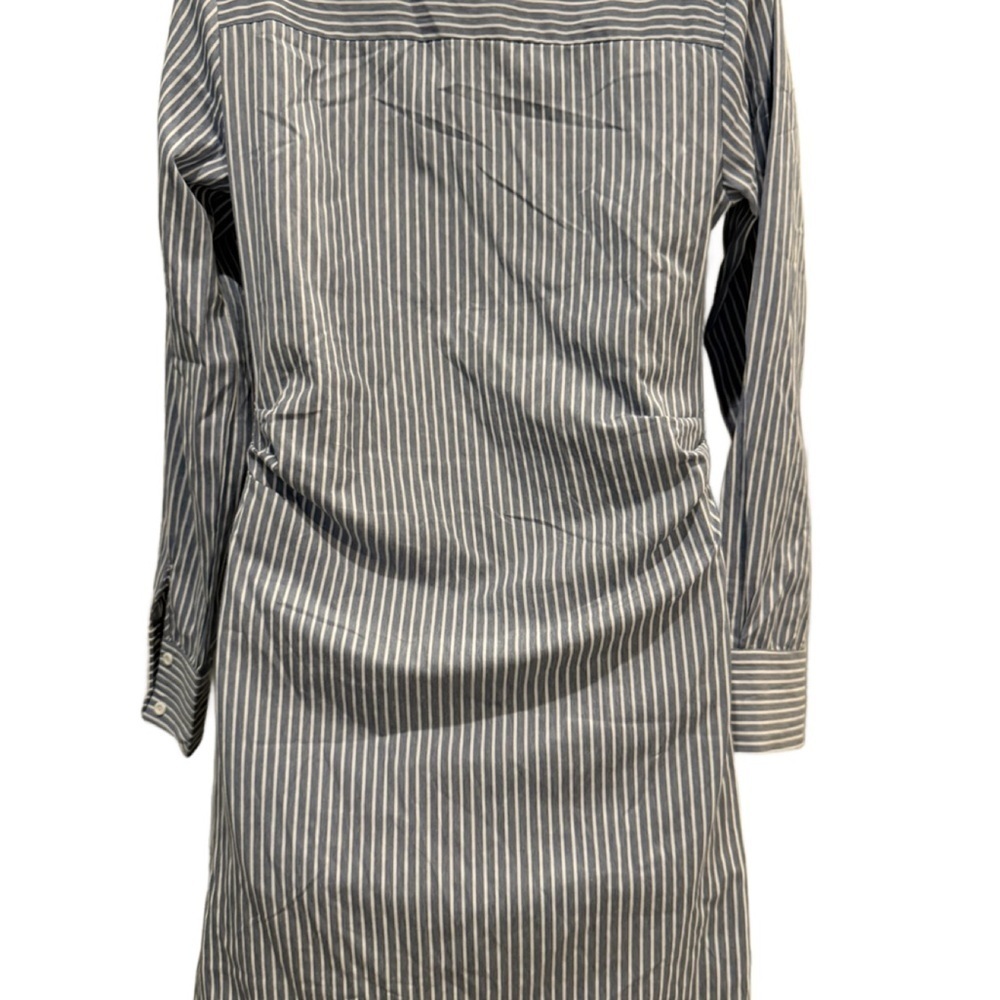Hers & Mine Blue snd White Striped Dress, Size Small - Picture 4 of 7